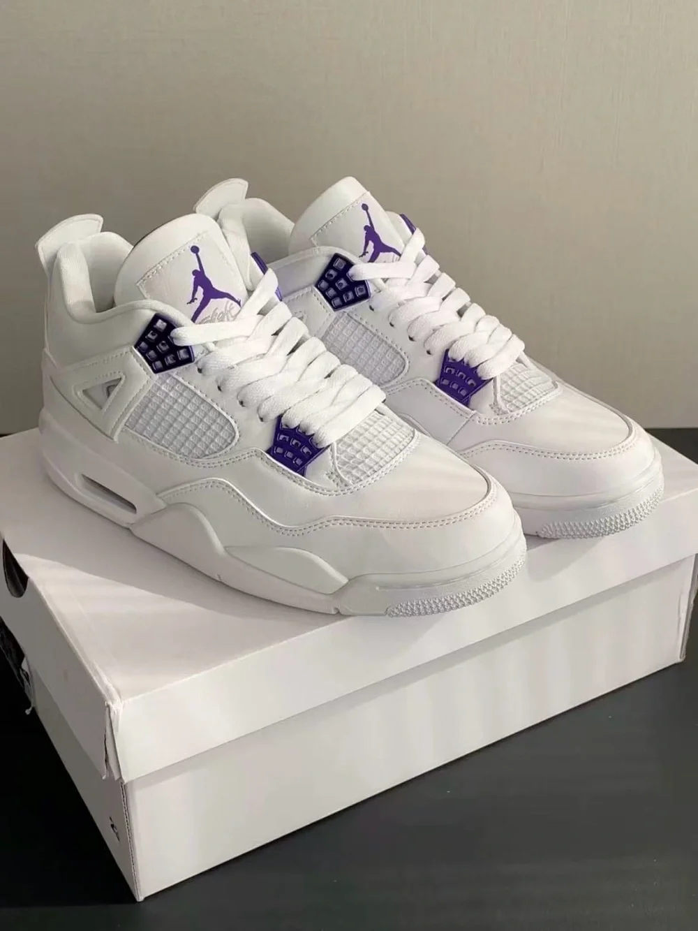 Jordan 4 Retro ‘Purple Metallic’ Men’s Sneakers